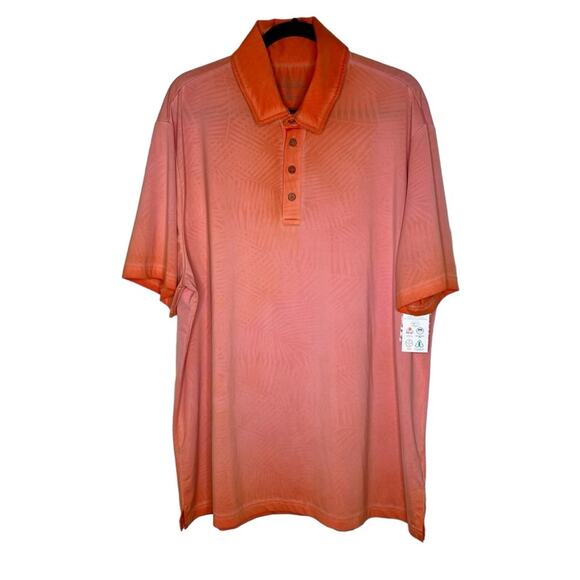 Collo Apparel Santa Rosa Orange Short Sleeve Men’s Golf Polo Size 2X UPF 50 New - Picture 1 of 11